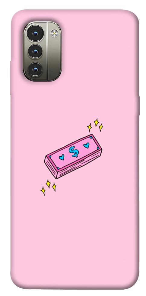 Чохол Simple pink money для Nokia G11