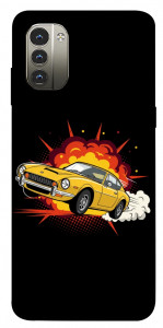 Чохол Retro comics car black для Nokia G11