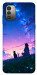 Чохол Space girl and cat для Nokia G11