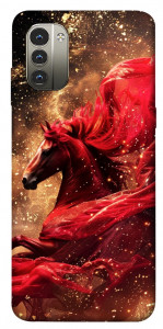 Чохол Red sparkles Horse для Nokia G11