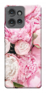 Чехол Pink peonies для Motorola Edge 50