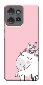 Чехол Unicorn love для Motorola Edge 50