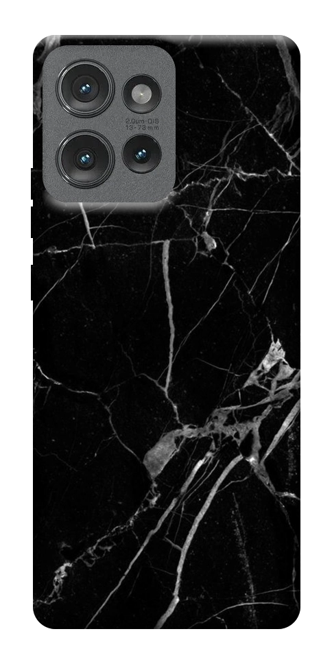 Чехол Черный мрамор для Motorola Edge 50