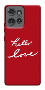 Чехол Hello love для Motorola Edge 50