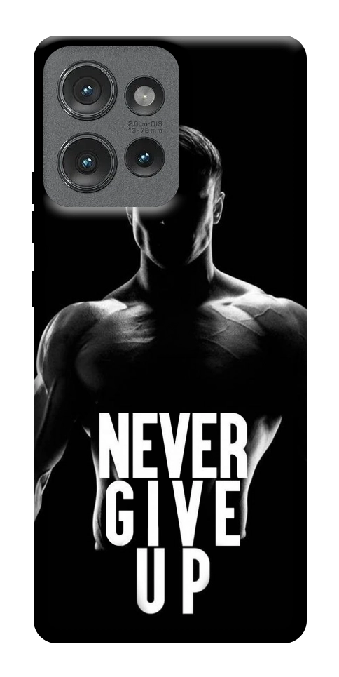 Чехол Never give up для Motorola Edge 50