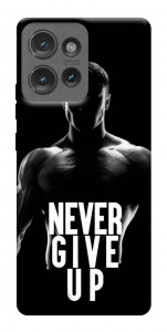 Чехол Never give up для Motorola Edge 50