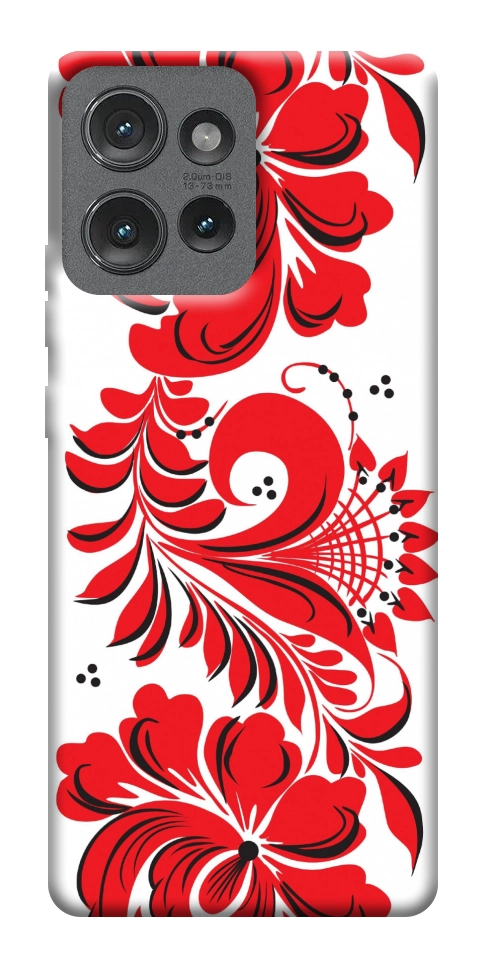 Чехол Червона вишиванка для Motorola Edge 50