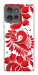 Чехол Червона вишиванка для Motorola Edge 50