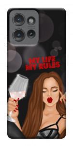 Чехол My life my rules для Motorola Edge 50