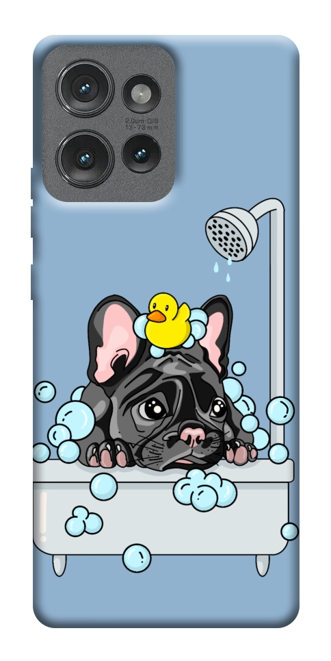 Чехол Dog in shower для Motorola Edge 50
