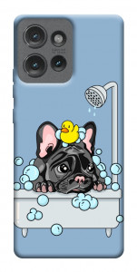 Чехол Dog in shower для Motorola Edge 50
