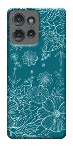 Чехол Botanical illustration для Motorola Edge 50