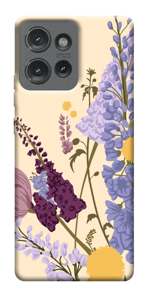Чехол Flowers art для Motorola Edge 50