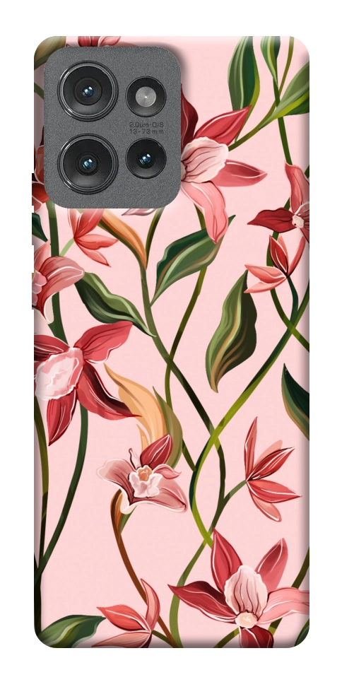 Чехол Floral motifs для Motorola Edge 50