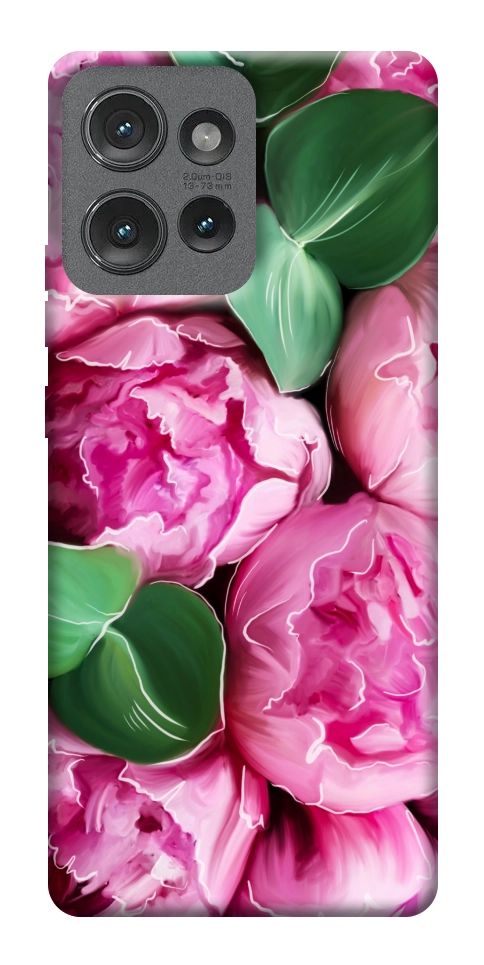 Чехол Пахучие пионы для Motorola Edge 50