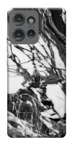 Чехол Calacatta black marble для Motorola Edge 50