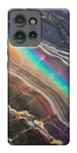 Чехол Радужный мрамор для Motorola Edge 50