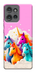 Чехол Пони в облаках для Motorola Edge 50
