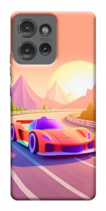 Чехол Машинка на закате для Motorola Edge 50