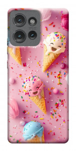 Чехол Веселое мороженое для Motorola Edge 50