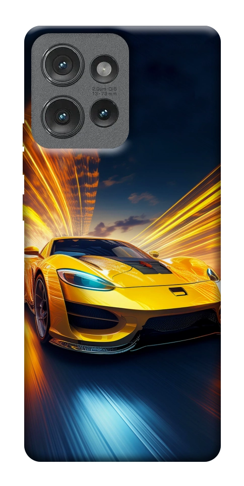 Чехол Yellow Porsche для Motorola Edge 50