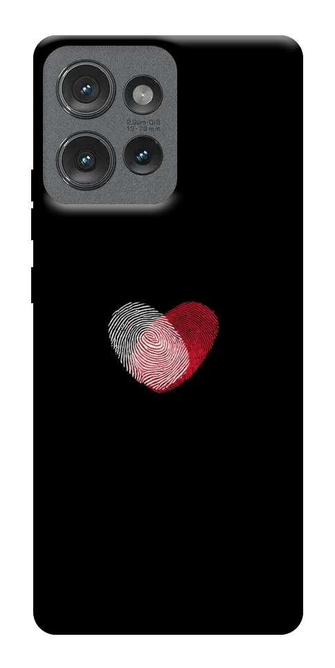 Чехол Fingerprint heart для Motorola Edge 50
