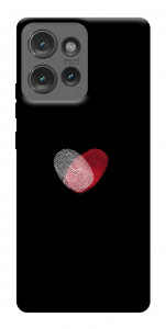 Чехол Fingerprint heart для Motorola Edge 50
