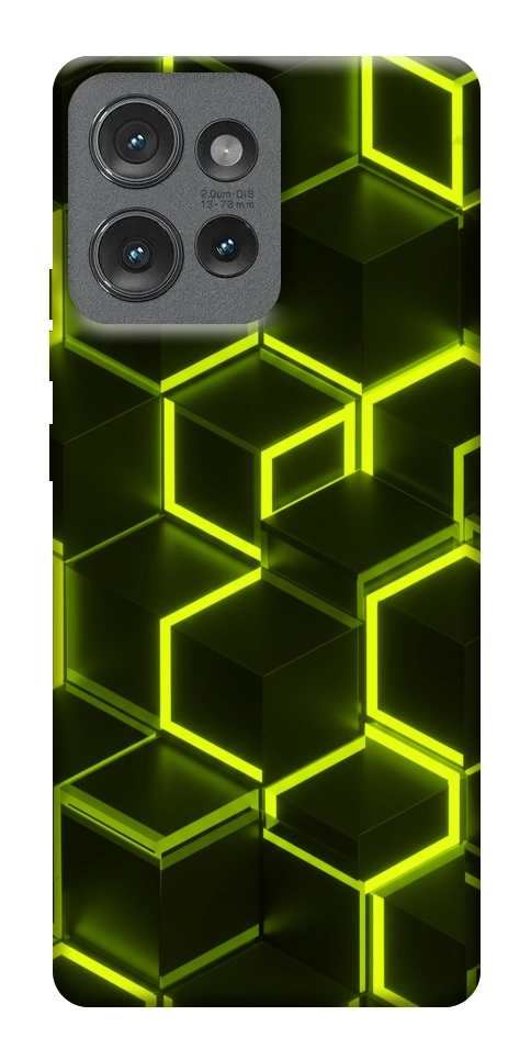 Чехол Neon hexagon для Motorola Edge 50