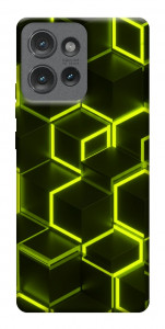 Чехол Neon hexagon для Motorola Edge 50