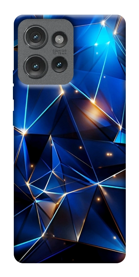 Чехол Abstract purple pattern для Motorola Edge 50