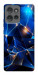 Чехол Abstract purple pattern для Motorola Edge 50