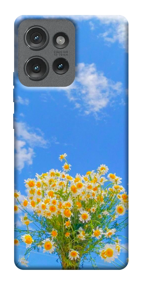 Чехол Sky flowers для Motorola Edge 50