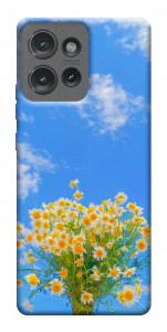 Чехол Sky flowers для Motorola Edge 50