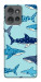 Чохол Shark pattern для Motorola Edge 50