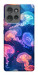 Чохол Neon jellyfishes для Motorola Edge 50