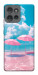Чехол Розовые зонтики для Motorola Edge 50