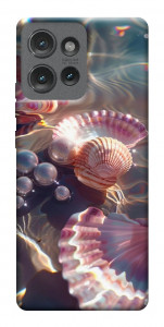Чехол Яркие ракушки для Motorola Edge 50