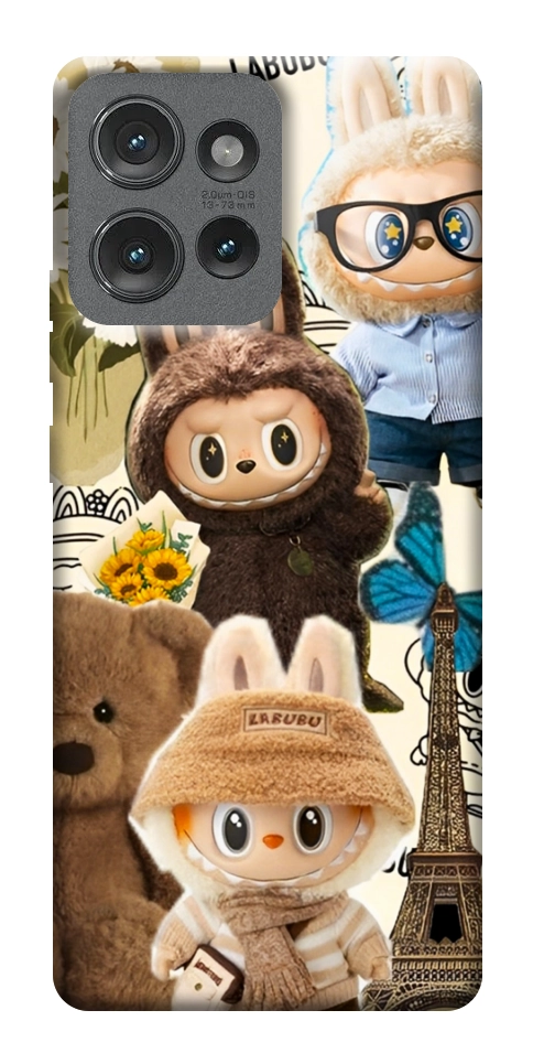 Чехол Labubu mood для Motorola Edge 50