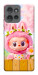 Чехол Labubu flower для Motorola Edge 50