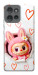 Чехол Labubu paper для Motorola Edge 50