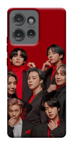 Чехол BTS in red для Motorola Edge 50