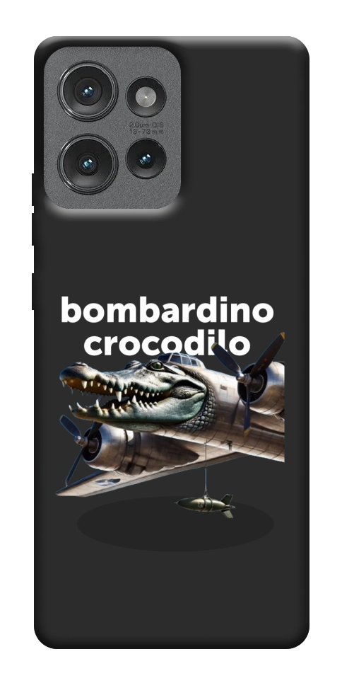Чехол Bombardino Crocodilo volante для Motorola Edge 50