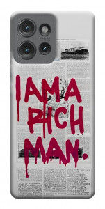 Чехол Mom I am a rich man для Motorola Edge 50