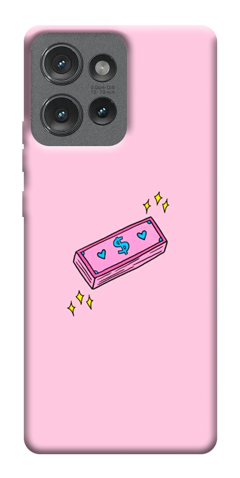 Чехол Simple pink money для Motorola Edge 50