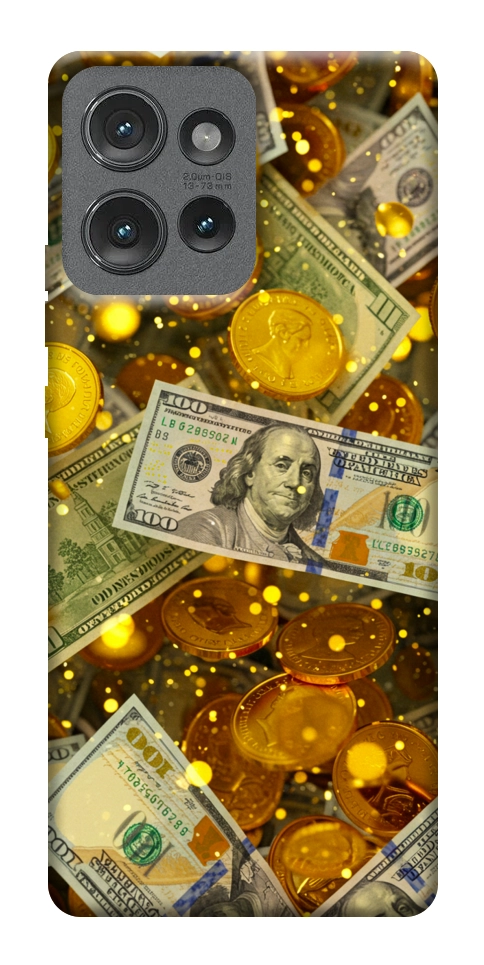 Чехол Gold and dollars для Motorola Edge 50