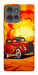 Чехол Retro comics car для Motorola Edge 50