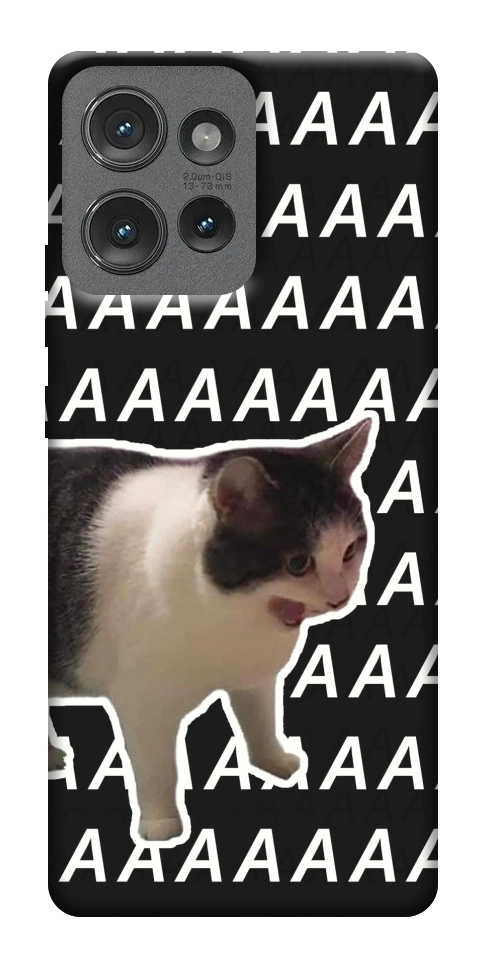 Чехол Сat screaming для Motorola Edge 50