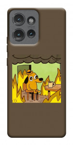 Чохол Dog in the fire для Motorola Edge 50