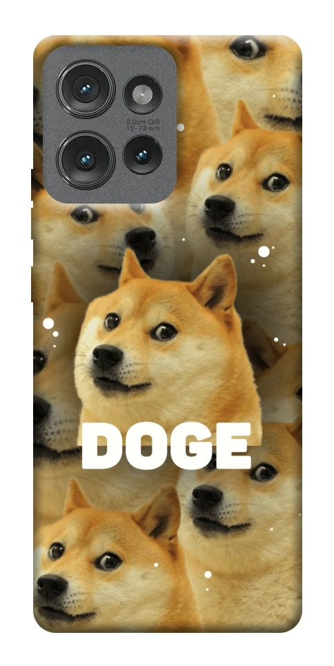 Чехол Doge pattern для Motorola Edge 50