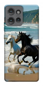 Чехол Beach Horses для Motorola Edge 50